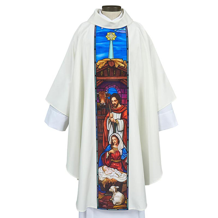 Gothic Style Nativity Chasuble