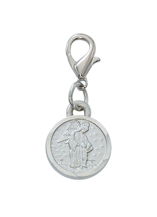 Charm con clip para medalla del ángel de la guarda