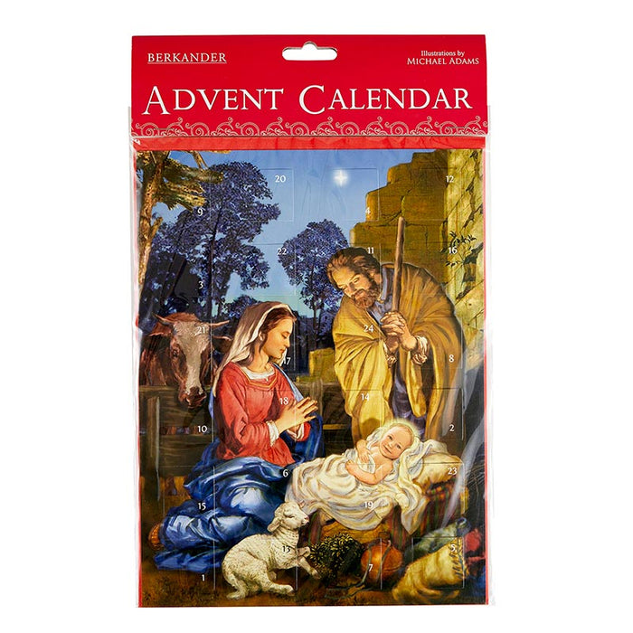 Holy Family Advent Calendar - 12 Pieces Per Package