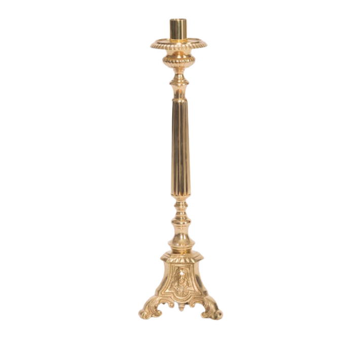 Holy Family Brass Candlestick