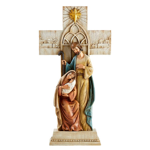 Holy Family Cross Statue