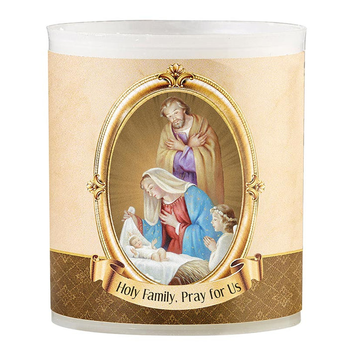 Holy Family Devotional Votive Candle