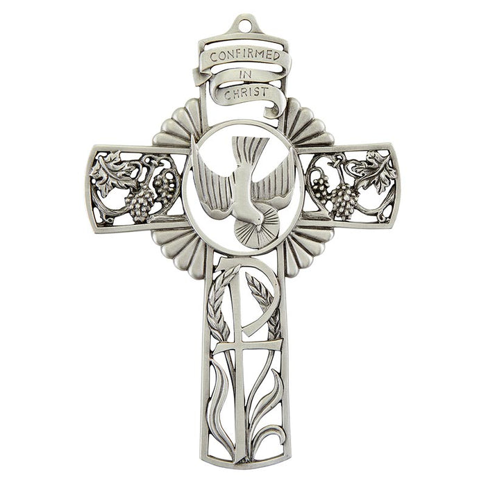 Holy Spirit Confirmation Pewter Cross