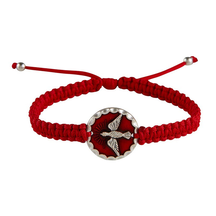 Pulsera Trenzada Paloma Espíritu Santo