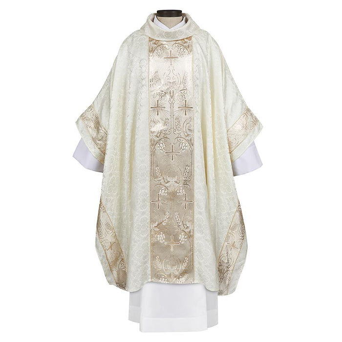 Ivory Monastic Chartres Chasuble