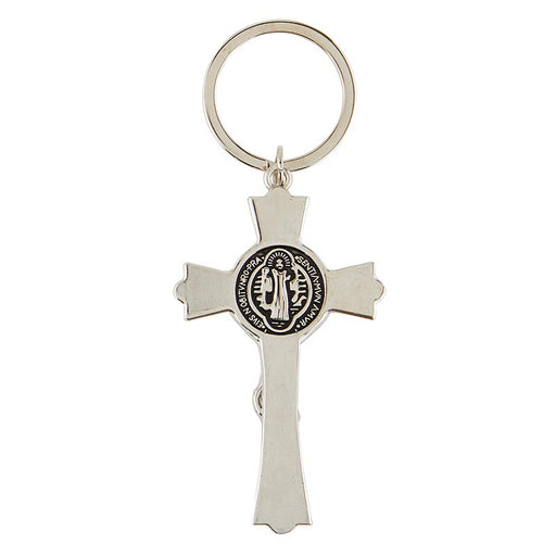 Saint Benedict Crucifix Keychain Saint Benedict Crucifix Keychains St Benedict Crucifix Keychain St. Benedict Crucifix Keychain Saint Benedict Keychain