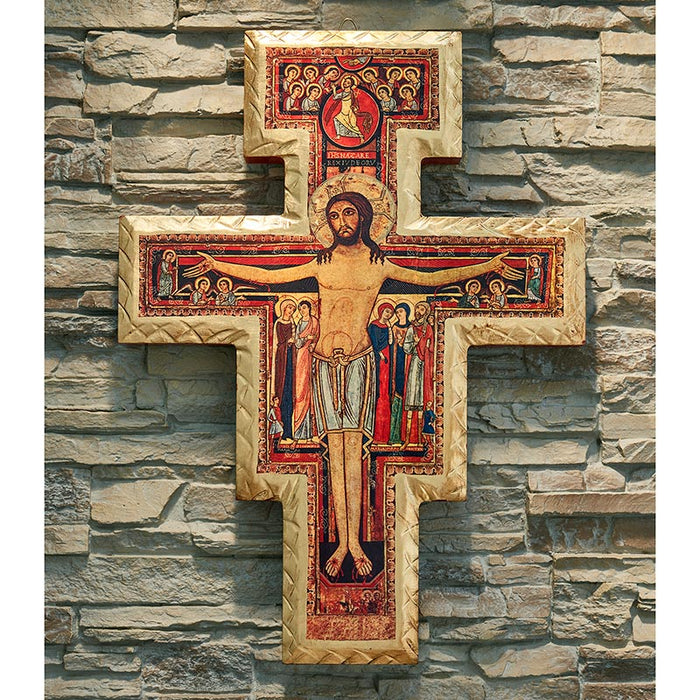 Saint Damiano Wall Crucifix Crucifix Crucifix Symbolism Catholic Crucifix items