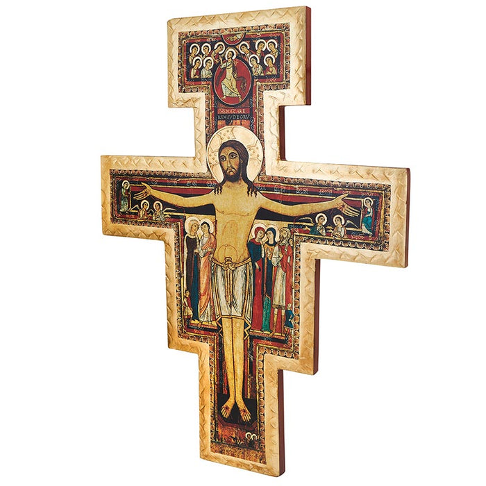 Saint Damiano Wall Crucifix Crucifix Crucifix Symbolism Catholic Crucifix items