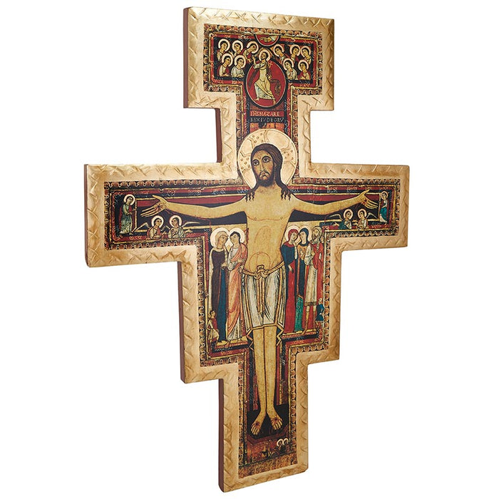 40" Saint Damiano Wall Crucifix