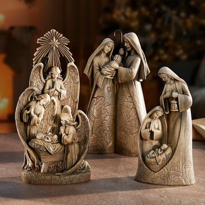 12'' Holy Family Bethlehem Nativity Statue 12'' Holy Family Of Bethlehem Statue Christmas Statues Christmas Decor Christmas Presents