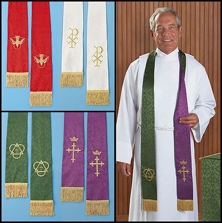 Jacquard Reversible Stoles (Set of 2)