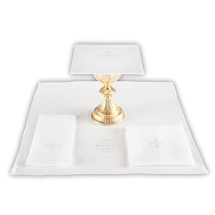 Jerusalem Cross Cotton Purificator - 4 Pieces Per Package