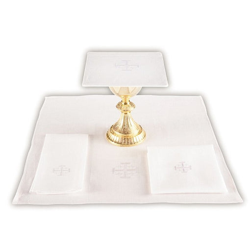 Jerusalem Cross Linen Corporal - 4 Pieces Per Package