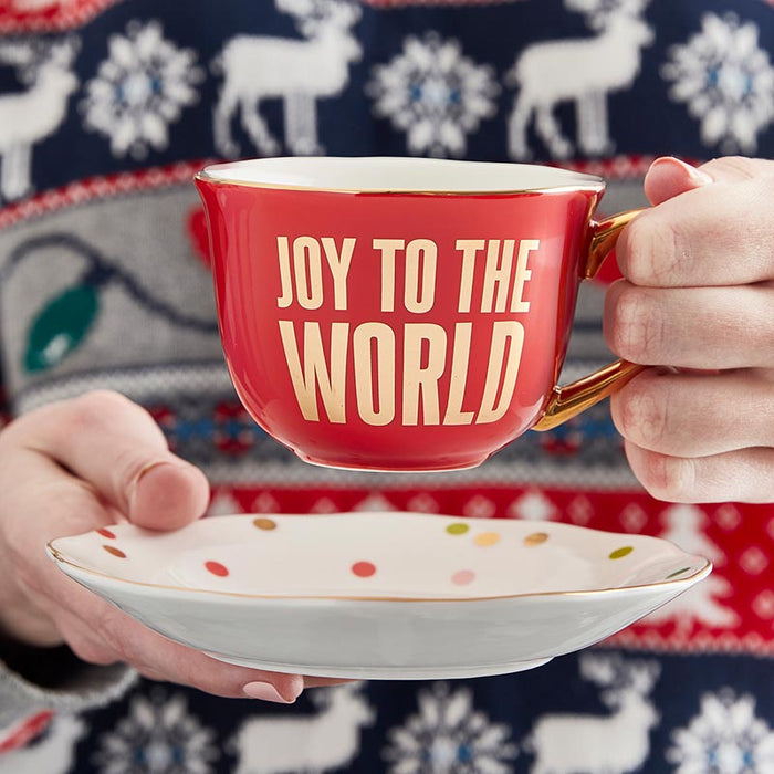 Joy to the World Teacup