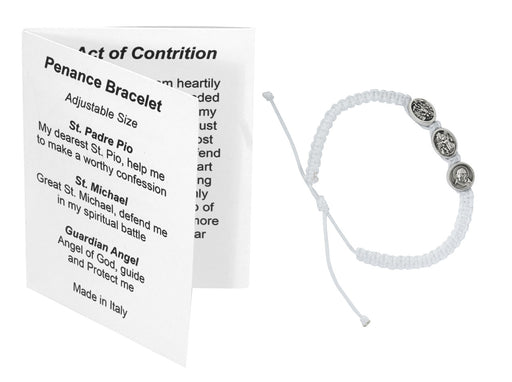 Kid's White Penance Bracelet