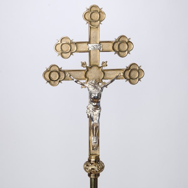 Large Bishop Processional Crucifix