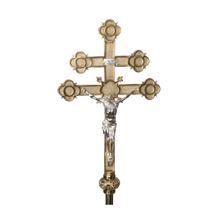 Large Bishop Processional Crucifix