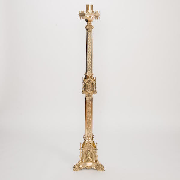 Large Gothic Style Paschal Candlestick