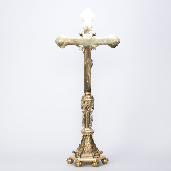 Large Traditional Gothic Style Altar Crucifix