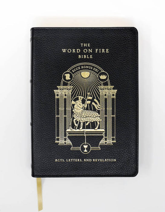 The Word on Fire Bible (Volume II): Acts, Letters and Revelation - Leather By Bishop Robert Barron