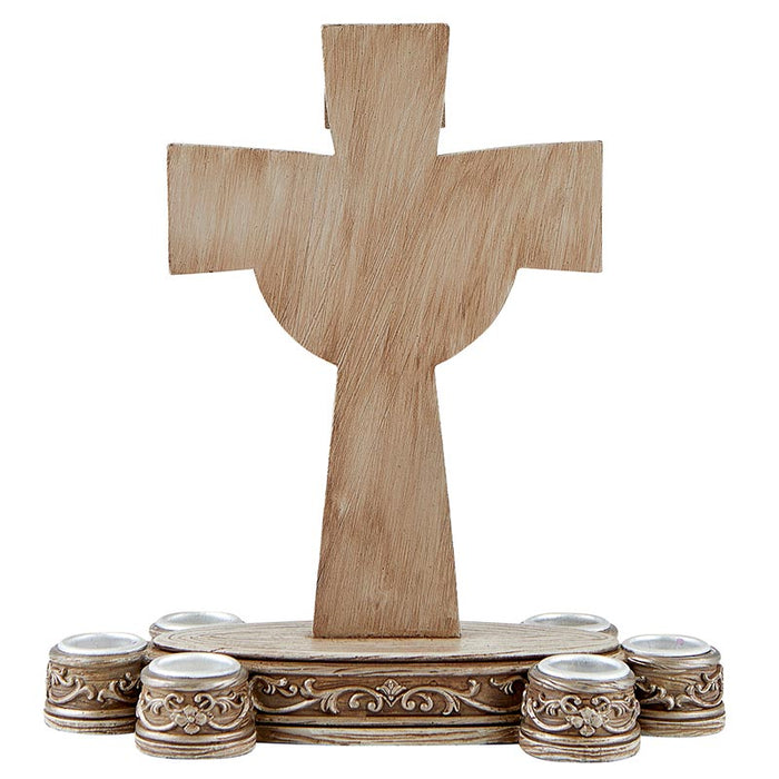 Lenten Crucifix Candle Holder