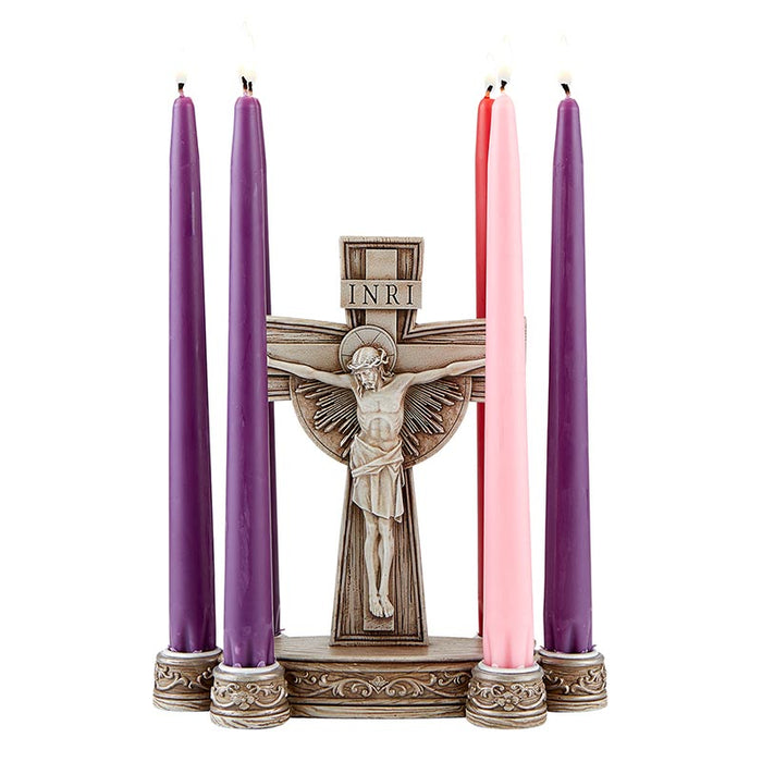 Lenten Crucifix Candle Holder