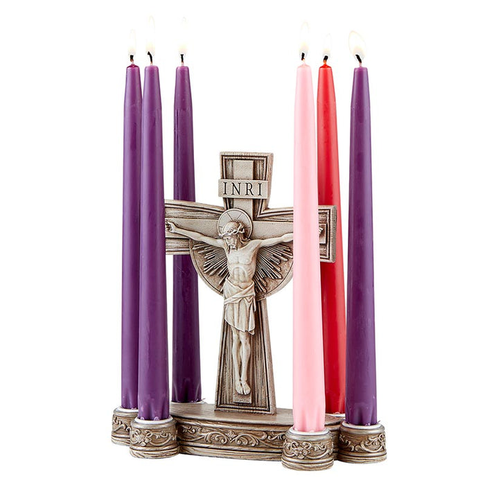 Lenten Crucifix Candle Holder