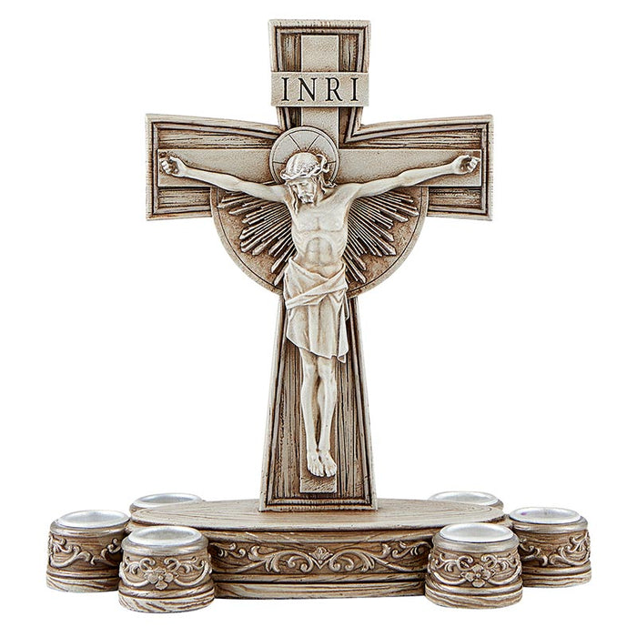 Lenten Crucifix Candle Holder