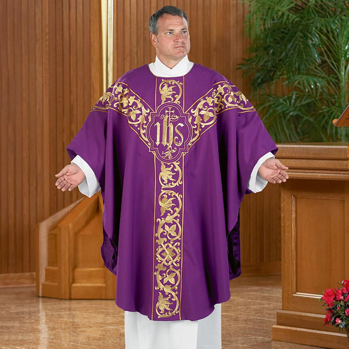 Roma Embroidered Chasuble Embroidered Chasuble Church Supply Church Apparels