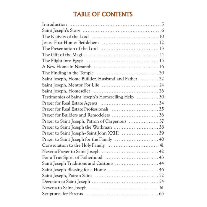 St. Joseph, Patron Of The Home And Home Sellers Prayer BookSt. Joseph book St Joseph book St. Joseph Home Sellers Prayer Book