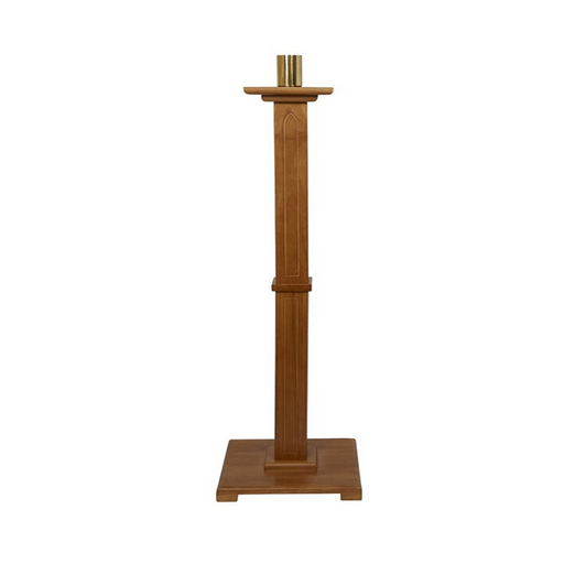 Medium Oak Paschal Candleholder - Gothic Collection