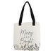 Merry and Bright Cotton Canvas Tote - 1 Piece Per Package