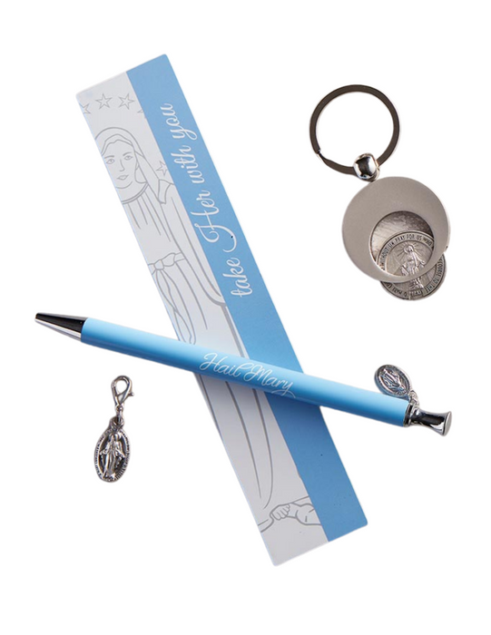 Miraculous Medal Key Chain Set Miraculous Key Chain Miraculous Medal Items