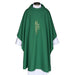 51" L Monastic Chasuble Alpha Omega and Cross Design Church Supply Church Apparels Chasuble liturgical vestment