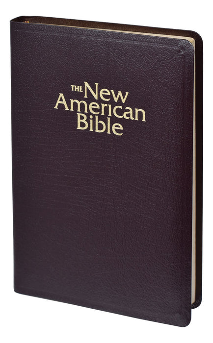 NABRE Deluxe Gift Bible - Burgundy Bonded Leather