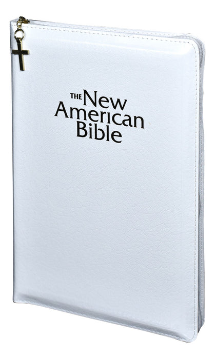 NABRE Deluxe Gift Bible - White Imitation Leather