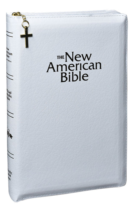 NABRE Deluxe Gift Bible - White Imitation Leather