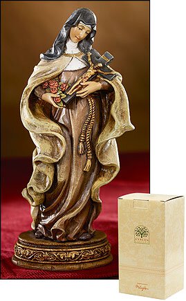 St. Theresa Resin Statue Statue Statues Catholic Statues Catholic Imagery statues