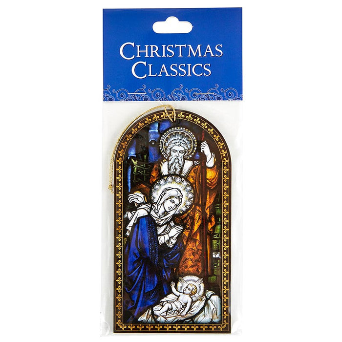 Nativity Arched Christmas Ornament - 6 Pieces Per Package Christmas Gift Christmas Season Decor Christmas Celebration Christmas Symbols