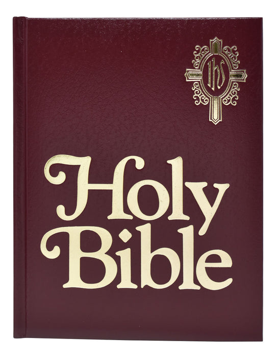 New Catholic Bible Family Edition - Burgundy