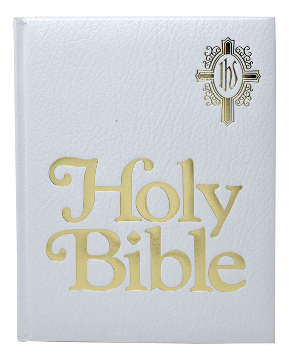 New Catholic Bible Family Edition - White