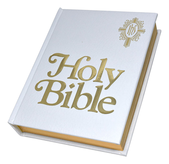 New Catholic Bible Family Edition - White