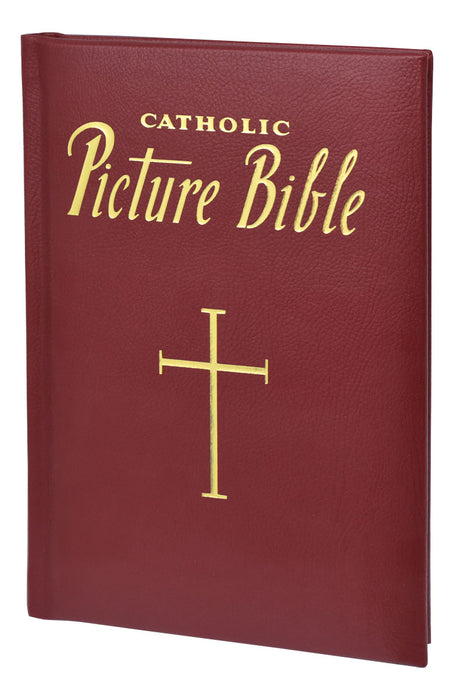 New Catholic Picture Bible - Burgundy