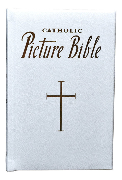 New Catholic Picture Bible - White