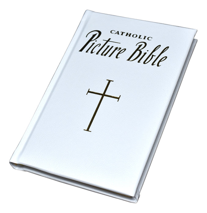 New Catholic Picture Bible - White