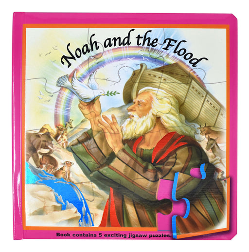 Noah And The Flood (Puzzle Book) - 4 Pieces Per Package