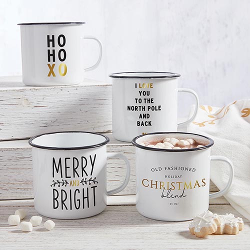 North Pole -  Holiday Enamel Mug