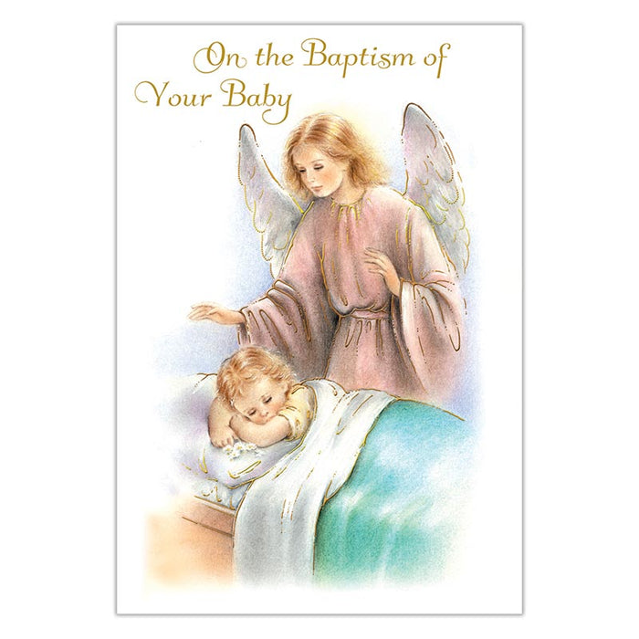 On the Baptism of Your Baby - A Baby Baptism Card