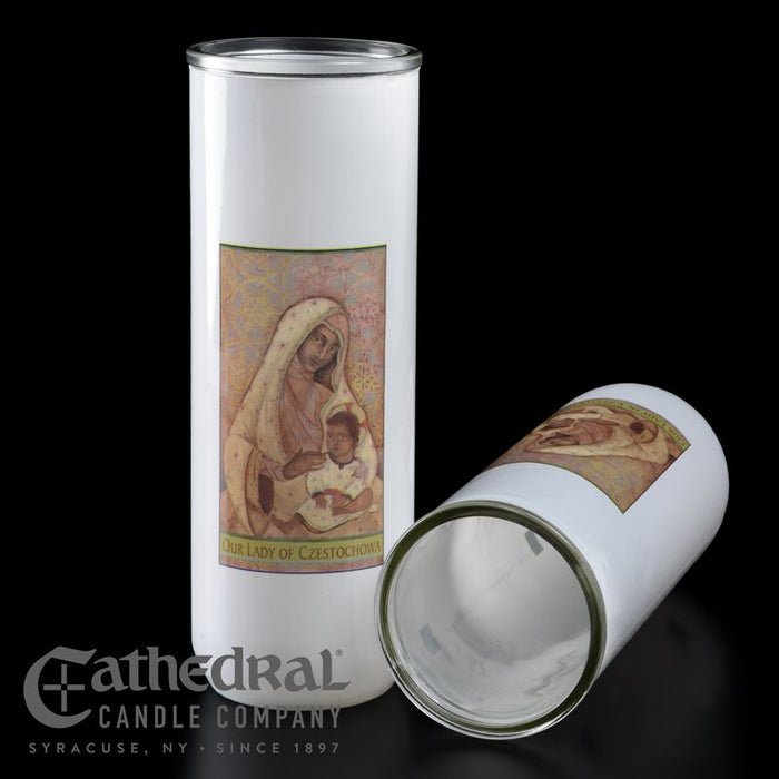 5, 6, 7-Day Sacred Image Candle Globes