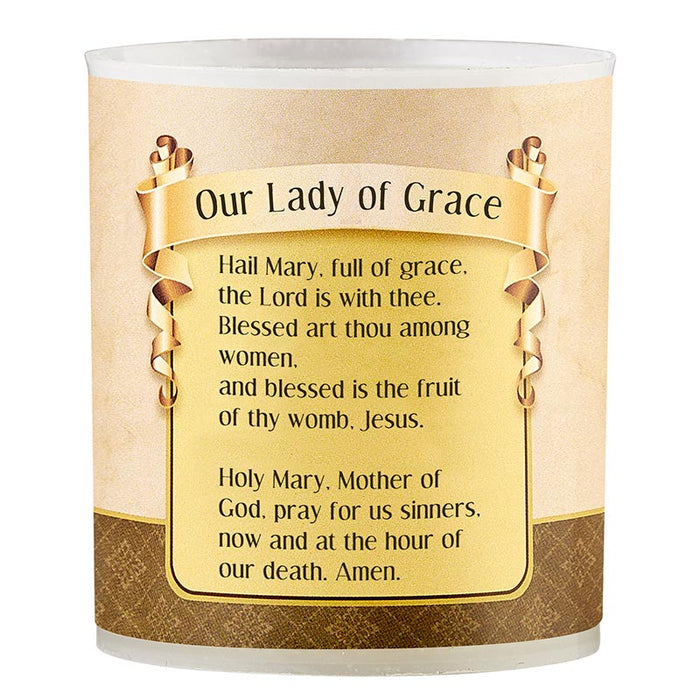 Our Lady of Grace Devotional Votive Candle